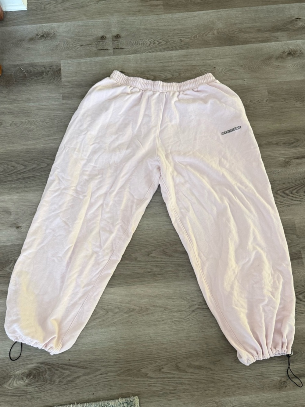 Les Frans Pink Sweatpants